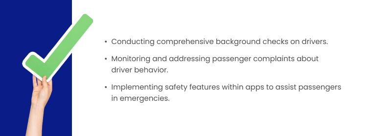 Legal obligations of rideshare companies