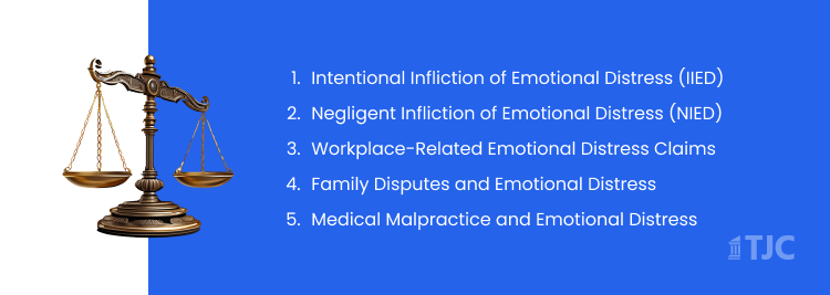 Types of Emotional Distress Lawsuit