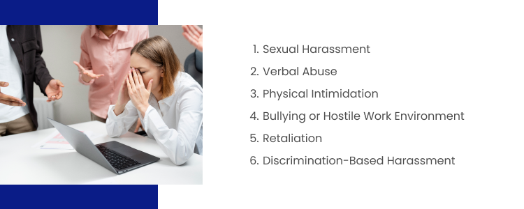 Types of Workplace Harassment