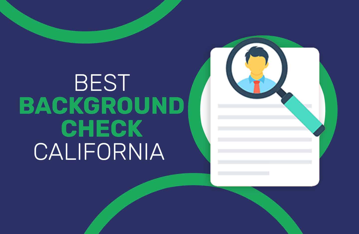 best background check california