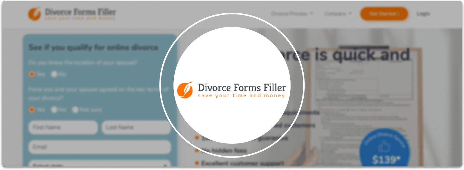 divorce forms filler