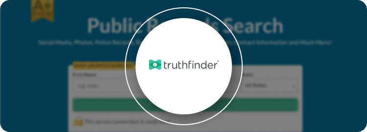 truthfinder logo for background check